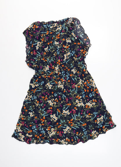 Apricot Women Multicoloured Floral UK 14 Fit & Flare Chiffon Dress