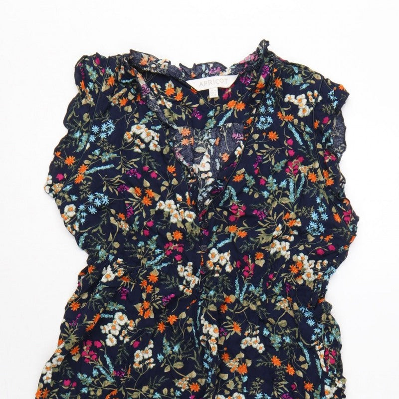 Apricot Women Multicoloured Floral UK 14 Fit & Flare Chiffon Dress