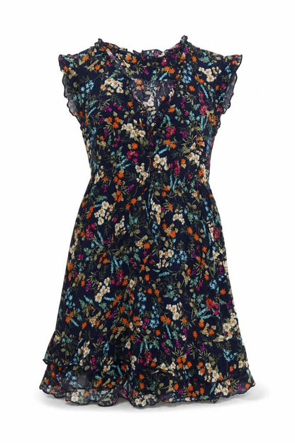 Apricot Women Multicoloured Floral UK 14 Fit & Flare Chiffon Dress