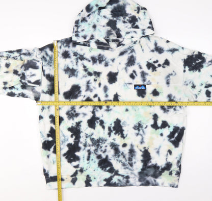 KAVU Men’s Multicoloured XL Tie Dye Pullover Hoodie Logo Pocket