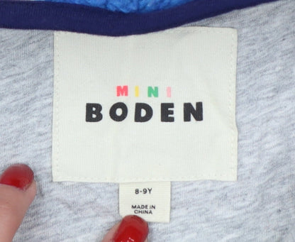 Mini Boden Girls Multicoloured 8-9 Years Patchwork Fleece Zip Jacket