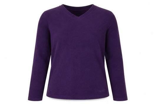 Peter Storm Women’s Purple Size 8 Fleece Pullover Sweatshirt Logo