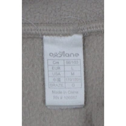 Quechua Women’s Beige M 1/4 Zip Fleece Pullover Hiking Sweatshirt