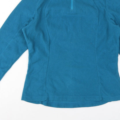 Quechua Women’s Blue UK 12 1/4 Zip Fleece Pullover Sweatshirt