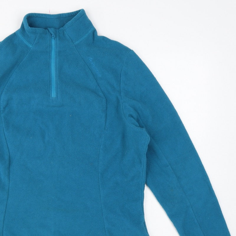 Quechua Women’s Blue UK 12 1/4 Zip Fleece Pullover Sweatshirt