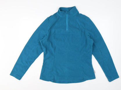 Quechua Women’s Blue UK 12 1/4 Zip Fleece Pullover Sweatshirt