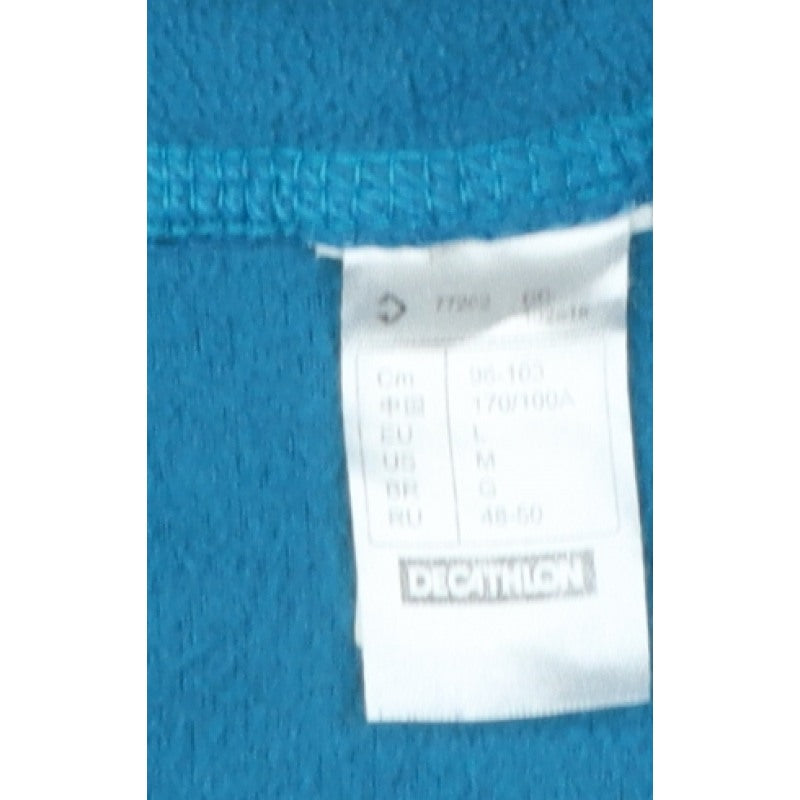 Quechua Women’s Blue UK 12 1/4 Zip Fleece Pullover Sweatshirt