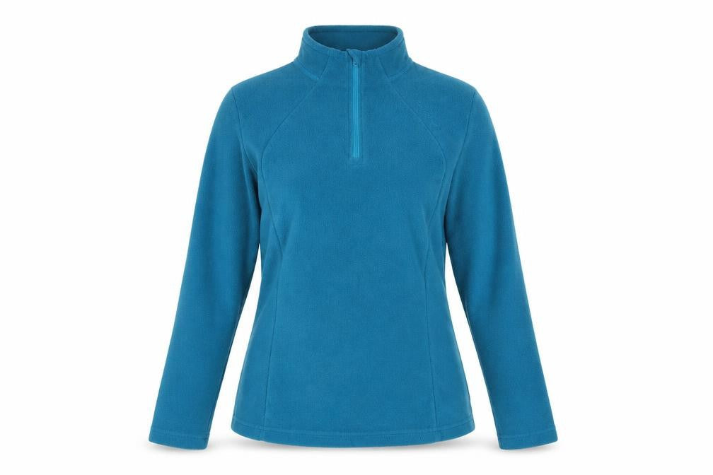Quechua Women’s Blue UK 12 1/4 Zip Fleece Pullover Sweatshirt