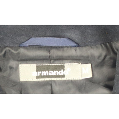 Armando Men’s Blue Cotton Full Zip Basic Jacket Size M 38-40