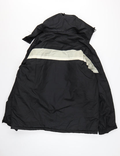 Trespass Men's Black L Hooded Waterproof Windproof Ski Jacket