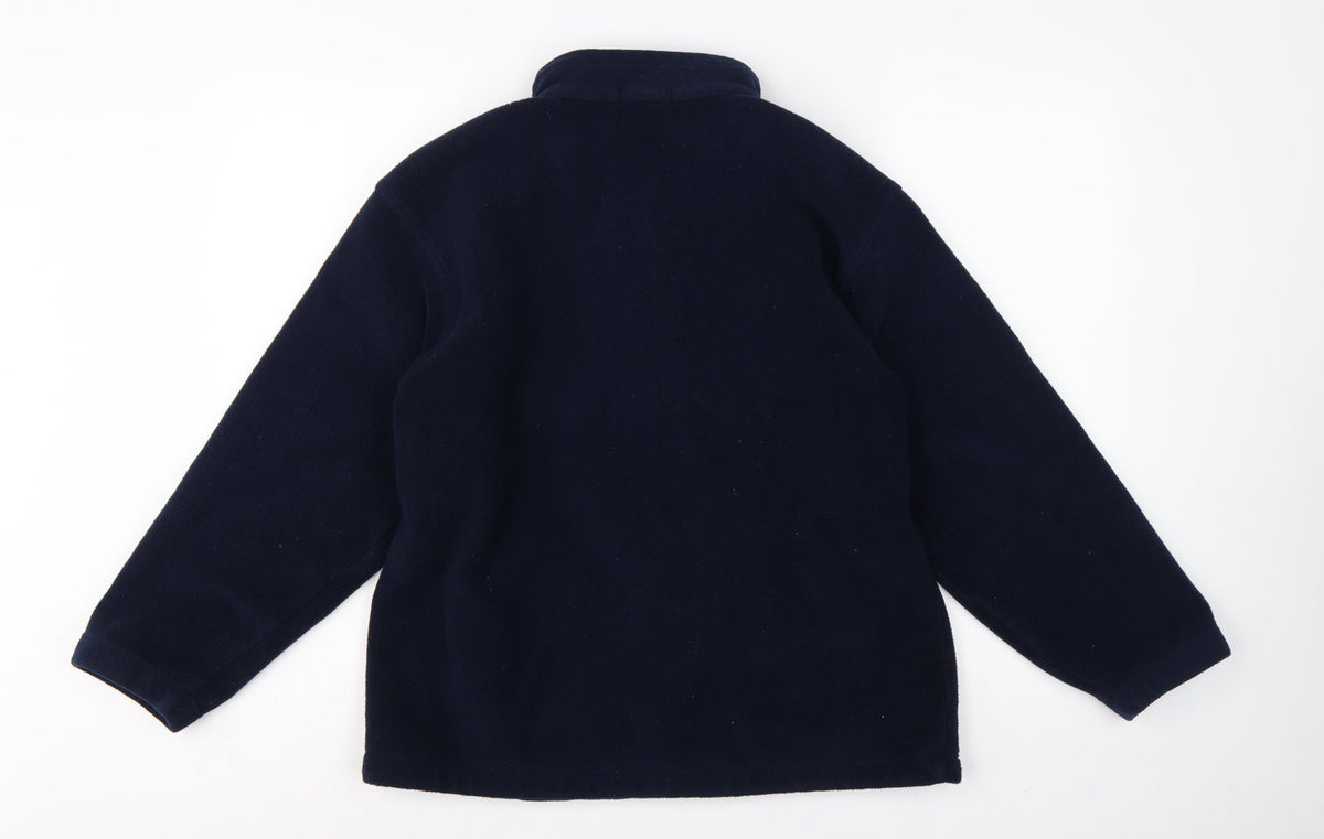 M&S St Michael Women’s Navy Blue UK 18 Fleece Full Zip Jacket