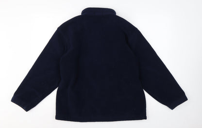 M&S St Michael Women’s Navy Blue UK 18 Fleece Full Zip Jacket