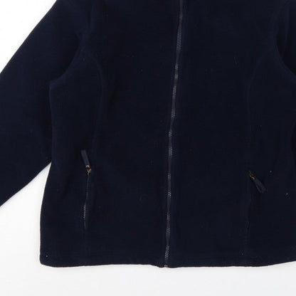 M&S St Michael Women’s Navy Blue UK 18 Fleece Full Zip Jacket