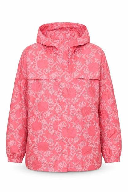 Gelert Women’s Pink UK 12 Floral Hooded Waterproof Rain Jacket
