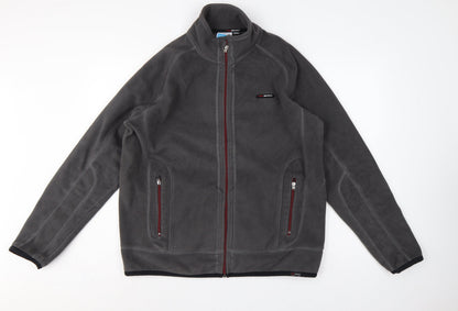 Next Sport Men’s Grey L Full Zip Fleece Jacket Outdoor Walking