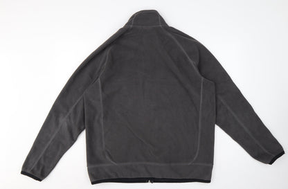Next Sport Men’s Grey L Full Zip Fleece Jacket Outdoor Walking