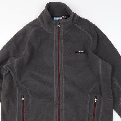 Next Sport Men’s Grey L Full Zip Fleece Jacket Outdoor Walking