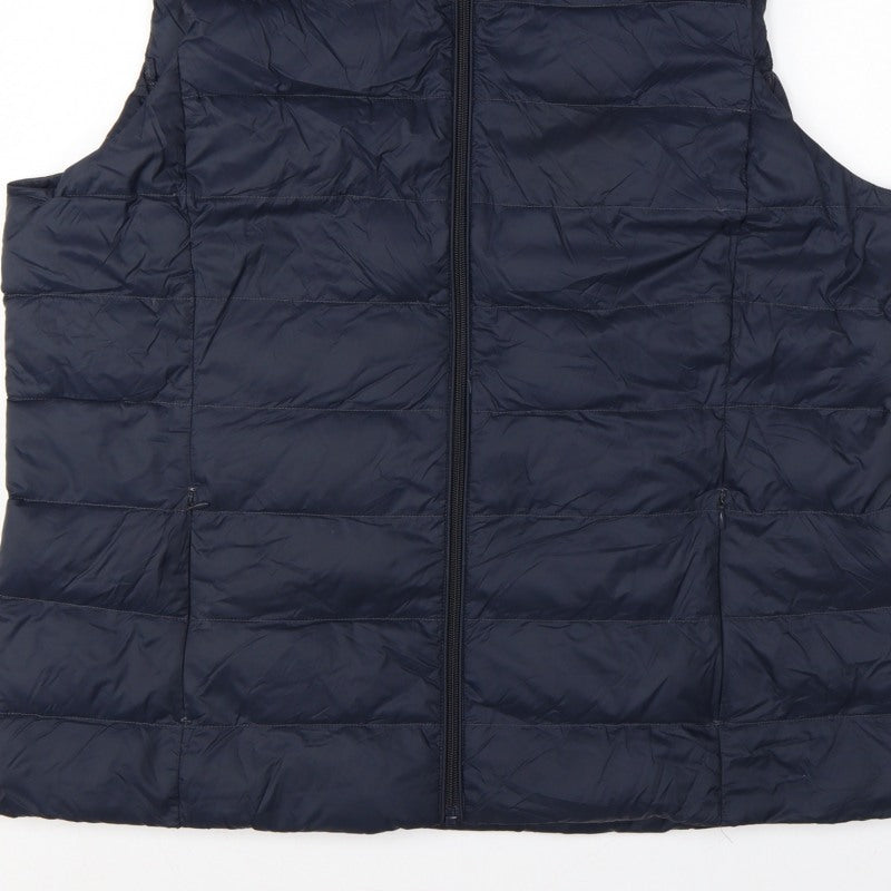 Marks and Spencer Women’s Navy Size 20 Feather Down Puffer Gilet