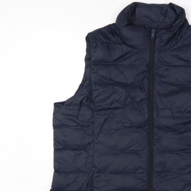 Marks and Spencer Women’s Navy Size 20 Feather Down Puffer Gilet
