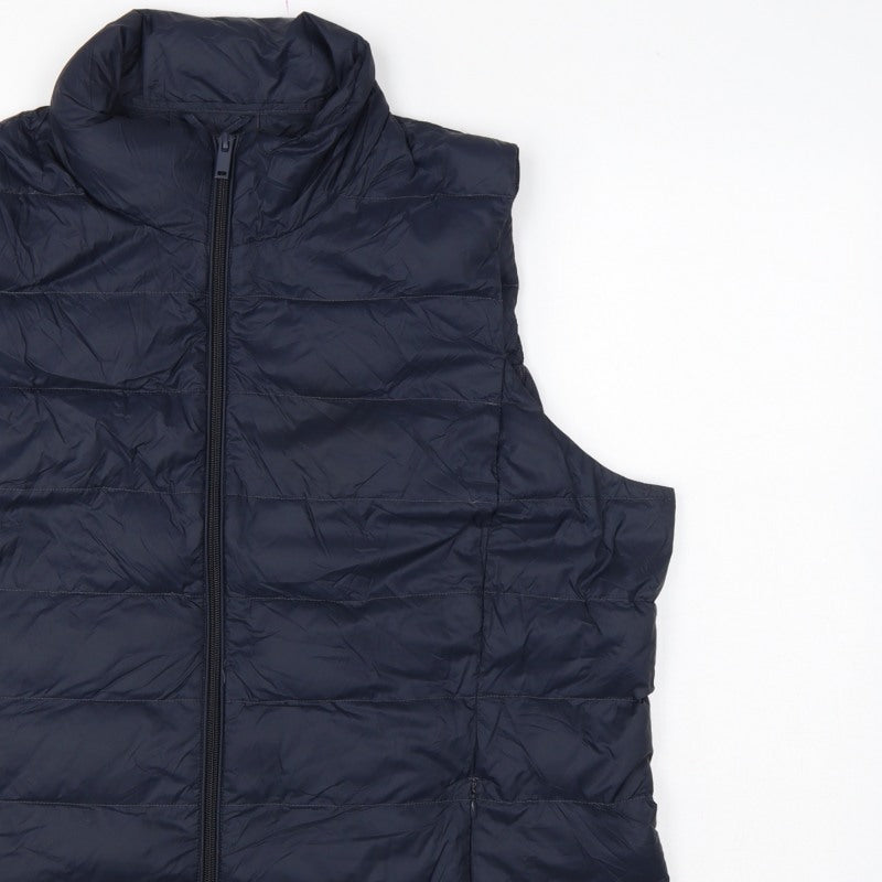 Marks and Spencer Women’s Navy Size 20 Feather Down Puffer Gilet