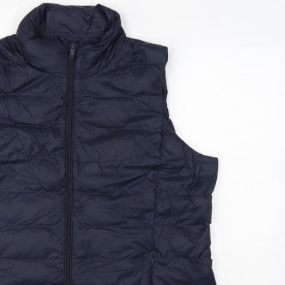 Marks and Spencer Women’s Navy Size 20 Feather Down Puffer Gilet