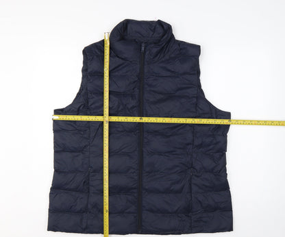 Marks and Spencer Women’s Navy Size 20 Feather Down Puffer Gilet