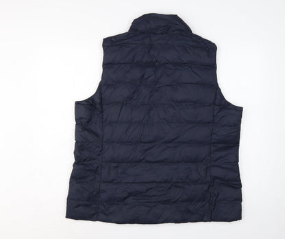Marks and Spencer Women’s Navy Size 20 Feather Down Puffer Gilet