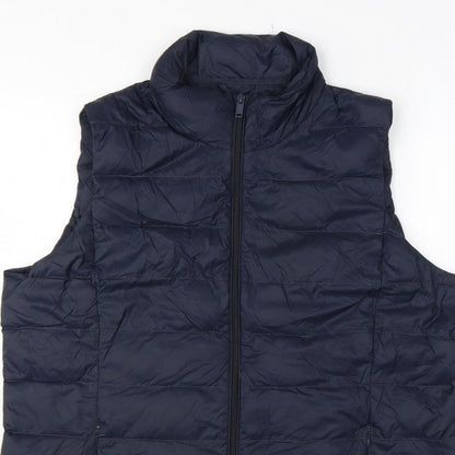 Marks and Spencer Women’s Navy Size 20 Feather Down Puffer Gilet