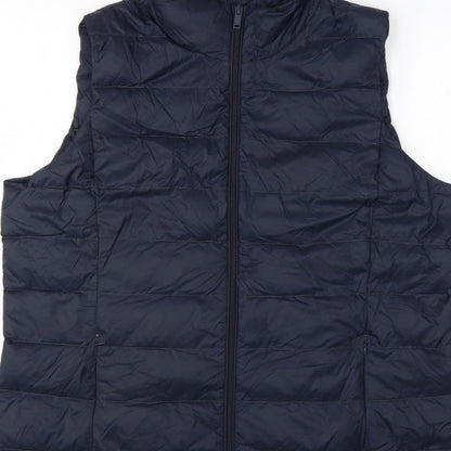 Marks and Spencer Women’s Navy Size 20 Feather Down Puffer Gilet