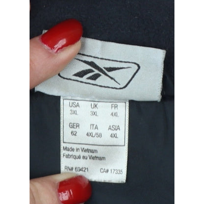Reebok Men’s Black Grey 3XL Padded Bodywarmer Gilet Full Zip