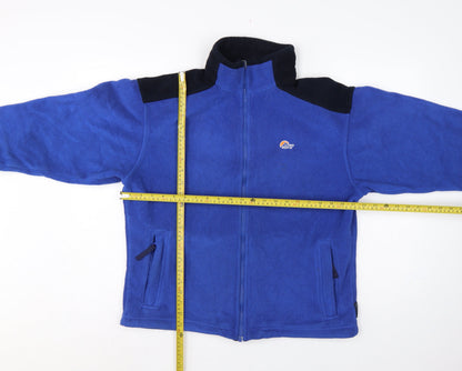 Lowe Alpine Men’s Blue Black M Moyeh Full Zip Fleece Hiking Jacket