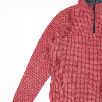 Weird Fish Women’s Red Size 10 1/4 Zip Fleece Sweatshirt