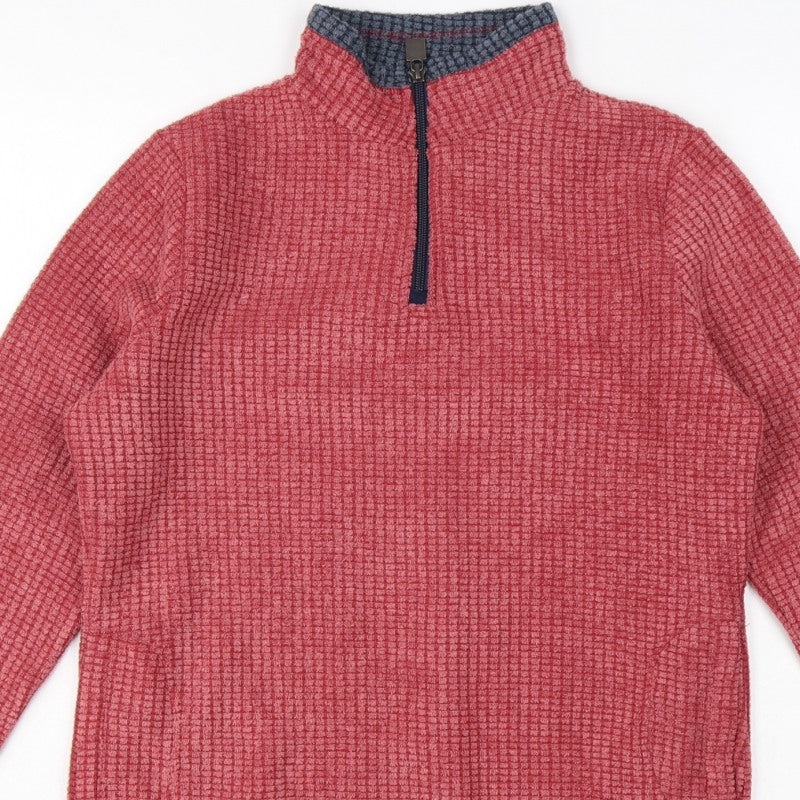 Weird Fish Women’s Red Size 10 1/4 Zip Fleece Sweatshirt