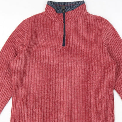 Weird Fish Women’s Red Size 10 1/4 Zip Fleece Sweatshirt
