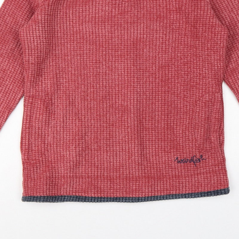 Weird Fish Women’s Red Size 10 1/4 Zip Fleece Sweatshirt