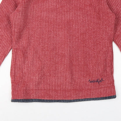 Weird Fish Women’s Red Size 10 1/4 Zip Fleece Sweatshirt