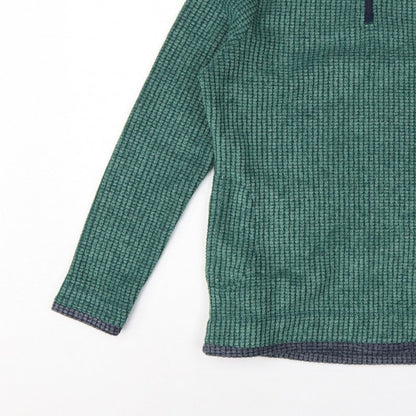 Weird Fish Women’s Green Size 10 Quarter Zip Fleece Sweatshirt