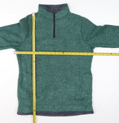 Weird Fish Women’s Green Size 10 Quarter Zip Fleece Sweatshirt