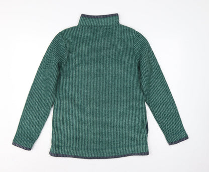 Weird Fish Women’s Green Size 10 Quarter Zip Fleece Sweatshirt