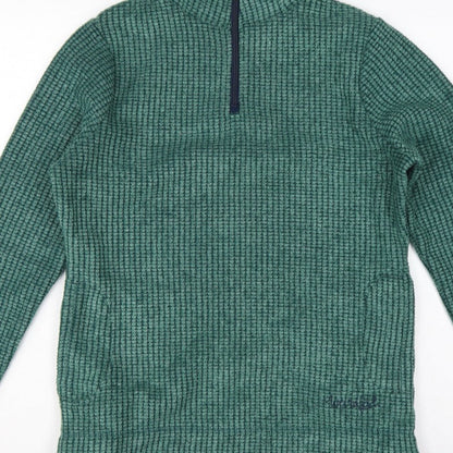 Weird Fish Women’s Green Size 10 Quarter Zip Fleece Sweatshirt