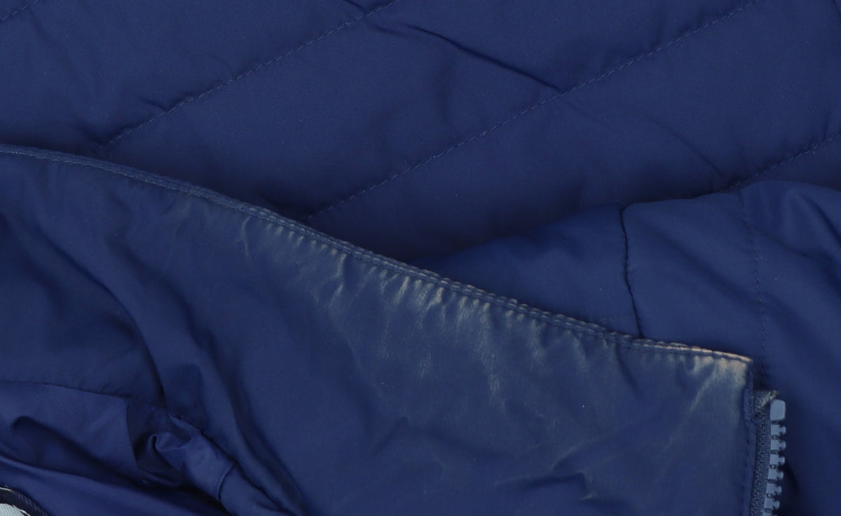 Land's End Women’s Blue XL Quilted Puffer Jacket Full Zip