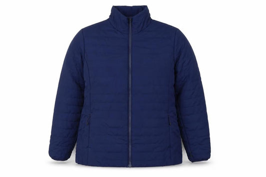 Land's End Women’s Blue XL Quilted Puffer Jacket Full Zip