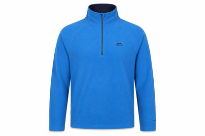 Trespass Men's Blue S 1/4 Zip Fleece Pullover Sweatshirt