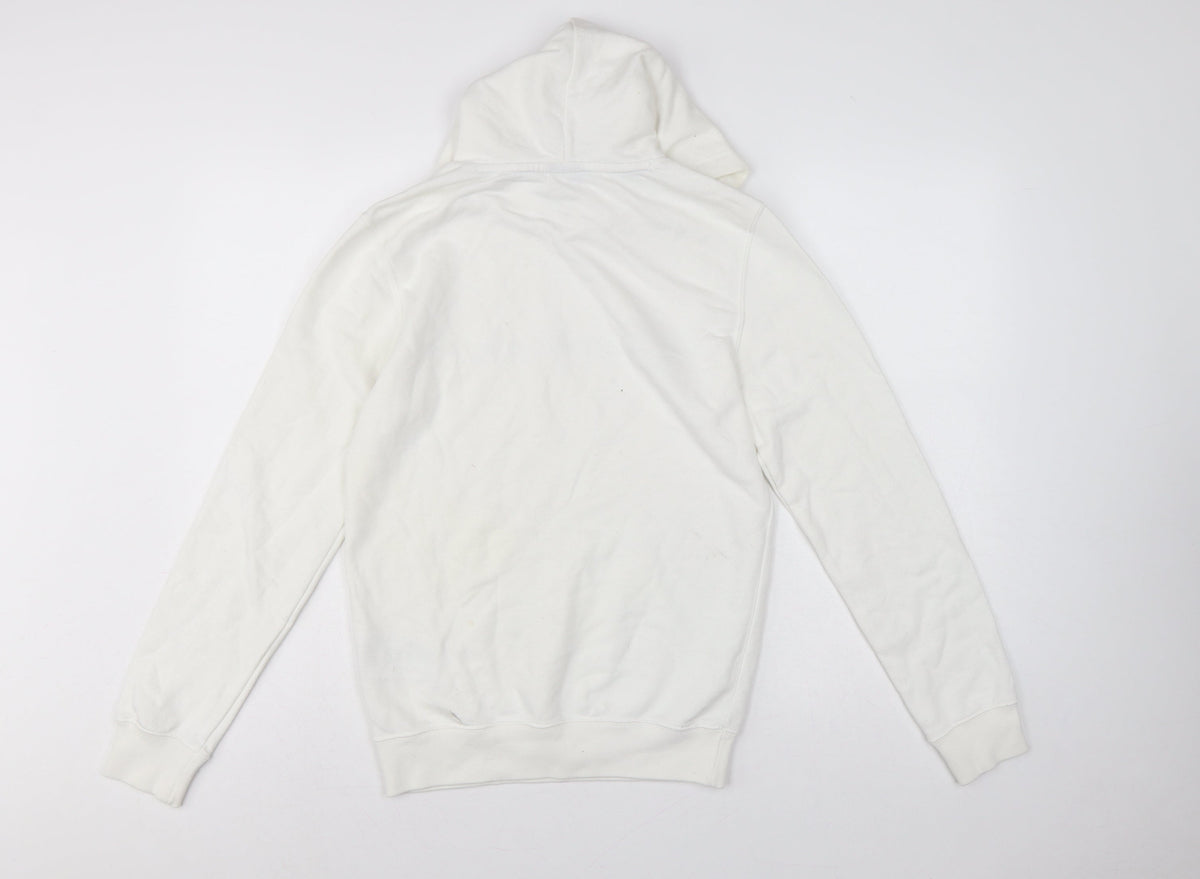 Champion Men’s Ivory XS Pullover Logo Hoodie Hooded Fleece