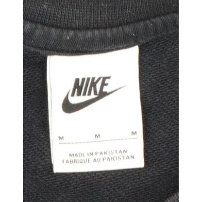 Nike Men Black M Pullover Crew Neck Embroidered Logo Sweatshirt