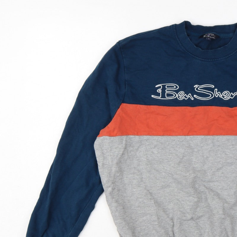 Ben Sherman Men's Multicoloured M Pullover Logo Sweatshirt