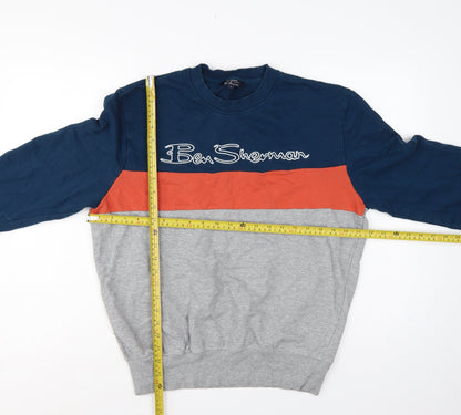Ben Sherman Men's Multicoloured M Pullover Logo Sweatshirt