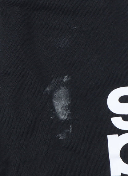 Adidas Women Black UK 8 Pullover Hoodie Logo Raglan Sleeve Cotton