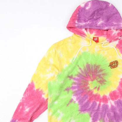 Santa Cruz Men’s Multicoloured S Tie Dye Pullover Graphic Hoodie