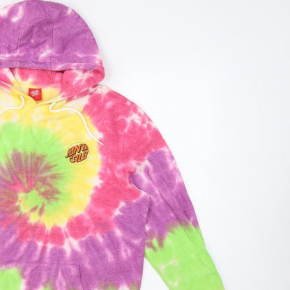Santa Cruz Men’s Multicoloured S Tie Dye Pullover Graphic Hoodie